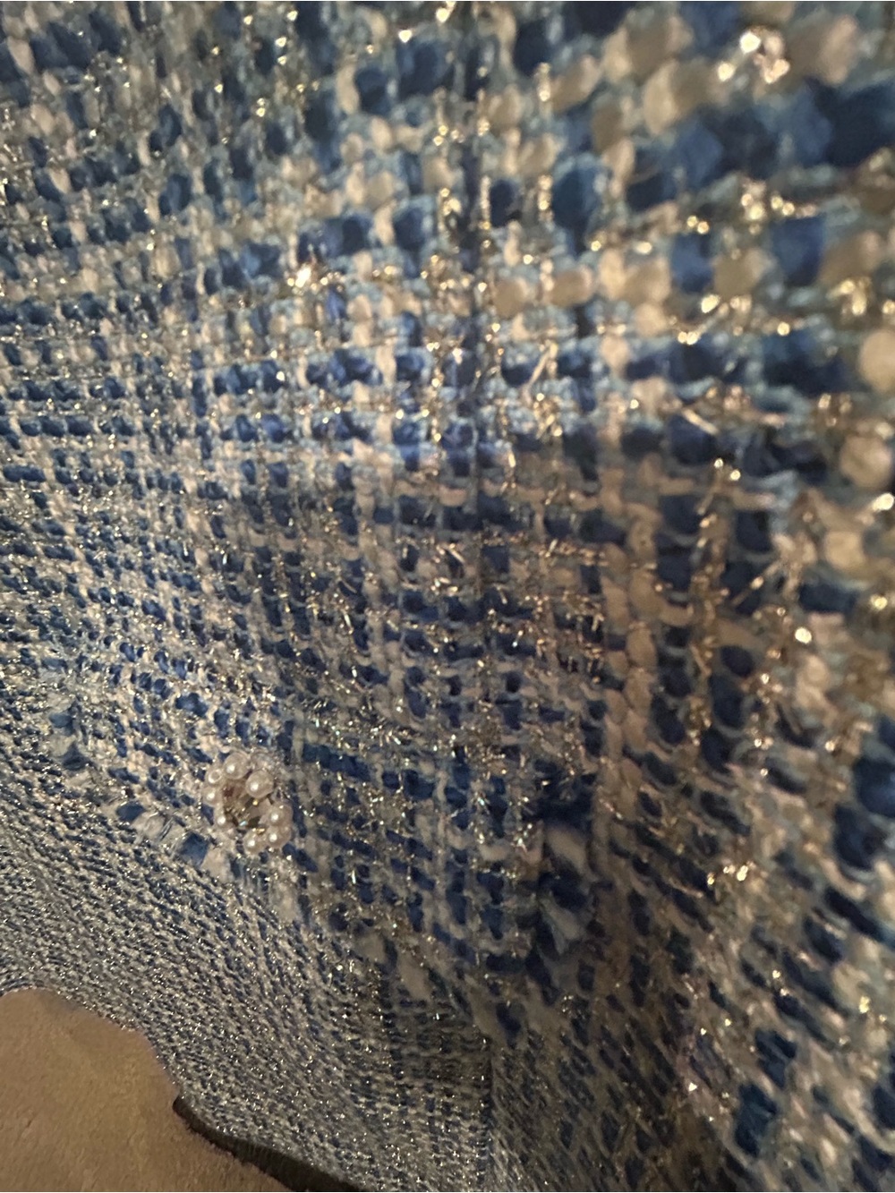 Lilly Pulitzer Teddy Dress -metallic Tweed with crystal embellishments-NWOT!! - Picture 4 of 5